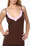 Underglam Pink Butterfly V-Neck Tank S