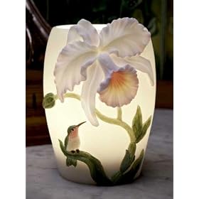 Hummingbird & Cattleya Orchid Night Lamp By Ibis & Orchid Design