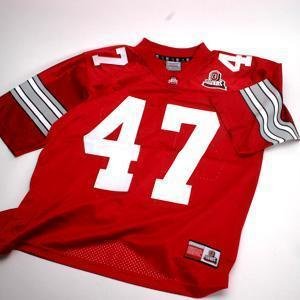 *ohio State - A.j. Hawk #47 - Youth Legends Of The Scarlet And Gray Jersey* - Small Red