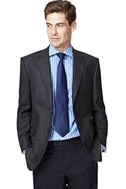 Sartorial Luxury Pure Wool Checked Jacket