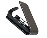 iTALKonline BLACK FlipMatic Easy Clip On Vertical Flip Pouch Case Cover wit ....