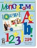 Hot Off The Press BRIGHT MONOGRAMS For Scrapbooking, Card Making & Craft Projects