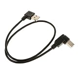 HP LEXMARK CANON EPSON 対応　直角　USB A to Bオス　プリンタ延長ケーブル