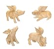 Flying pigs, 4 assorted