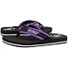 Colorado Rockies Black Contoured Flip Flops
