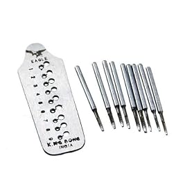 Jeweler's - Watchmaker's 10-Piece Micro Tap and Die Set - 1.1mm to 2.0mm by SENTER