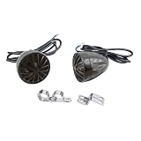 Pyle PLMCS36 400 Watts Motorcycle/ATV/Snowmobile Mount with Dual Handle-Bar Mount - Weatherproof - 2.25-Inch Speakers - Set of 2