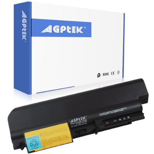 AGPtek 7200 mAh 9cells Battery for IBM LENOVO ThinkPad R61 T61 R61i R61e T400 R400
