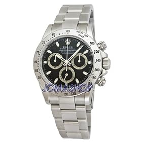 Click here to buy Rolex Daytona Oyster Perpetual Black Mens Watch 116520-BKSO .
