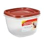 Rubbermaid 7J67 Easy Find Lid Square Shaped 7 Cup Food Storage Container