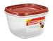 Rubbermaid 7J67 Easy Find Lid Square 7-Cup Food Storage Container