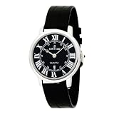 Sartego Hommes SED611B Tol&egrave;de bracelet en cuir Montre &agrave; quartz