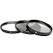 Merkury Black 62mm 3 Piece Filter Kit - Merkury Mi-62bfk