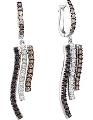 1.0CT-DIAMOND FASHION EARRING / 14KWG