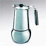 Bialetti Susy Stainless Steel Stovetop Espresso Maker, 10 Cup