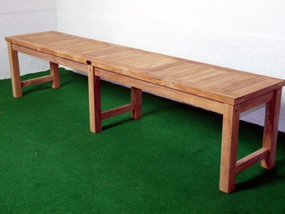 Echt Teak Gartenbank Bank 200cm A Grade