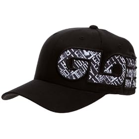 le chapeau rouge Globe Thompson Flexfit Curved Brim Casquette homme - Textile noir