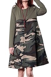 Cotton/Linen Colorblocking  Dress