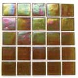 Florida Tile Platinum Glass Mosaic Honey Mist Ceramic Tile & Stone