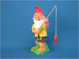 Eigenschaften JS GartenDeko e.K. Zwerg / Gartenfigur Zwerg Angler stehend H 34 cm