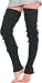 Apparel : Super Long Cable Knit Leg Warmers in Black, Charcoal Heather, Burgundy, Pink and Ivory By Foot Traffic