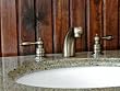 Banner Antique Brass Widespread Lav Fct W/ Metal Lever