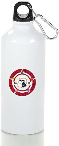 Michigan State Hockey Playoff Team All Star 600ml Aluminum Portable Sports Water Bottle White