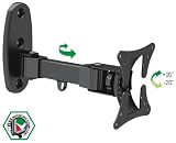 Invision� LCD LED TV Wall Mounted Bracket - For PC Monitors & TV Screens Size 10 15 16 17 18 19 20 22 24 inch VESA 50 75 & 100 - MAX LOAD-30 KG.