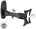 Invision® LCD LED TV Wall Mounted Bracket - For PC Monitors & TV Screens Size 10 15 16 17 18 19 20 22 24 inch VESA 50 75 & 100 - MAX LOAD-30 KG.