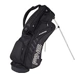 New Ping 4-Under Lightweight Golf Stand Bag (Black)