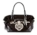 Juicy Couture Large Velour Splendour Studded Multifunction Bag Tote Black
