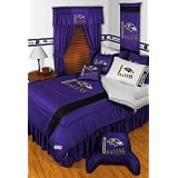 Baltimore Ravens NFL Sidelines Complete Bedroom Package - Queen