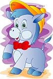 IMAGE OF Wallmonkeys Peel and Stick Wall Decals - Donkey - 48