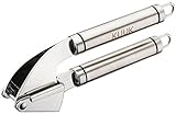 Kuuk Stainless Steel Garlic Press, Mincer - Silver