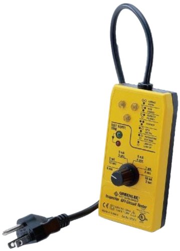 Greenlee 5708i-C Inspector GFCI and Circuit Tester, with Certificate of Calibration