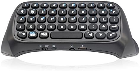 Wireless Bluetooth Chatpad Message Game Controller Keyboard for PS4 Controller