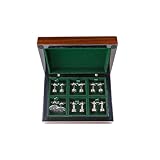 Bullet Design Wedding Cuff Link Box Set (17165)