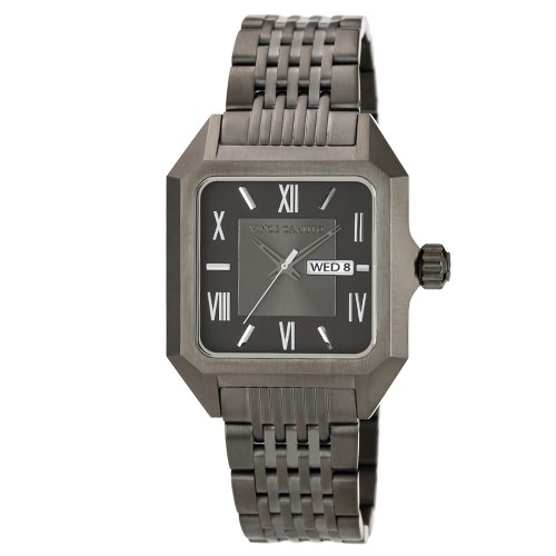 Vince Camuto Men's VC/1015GNDG The Aviator Gunmetal-Tone Day Date Function Watch