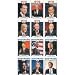 2008 Topps Baseball "Campaign 2008" Complete Mint 12 Card Insert Set Insert Set featuring Presidential Candidates John McCain, Barack Obama, Hillary Clinton, Mike Huckabee, Fred Thompson, Mitt Romney, Ron Paul, Rudy Guiliani, Dennis Kucinich, Jo