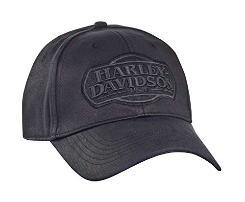 Harley-Davidson Men's Ultra H-D Baseball Cap Black - Adjustable BC02430
