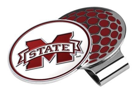 Mississippi State Bulldogs Ncaa Hat Golf Clip With Ball Marker