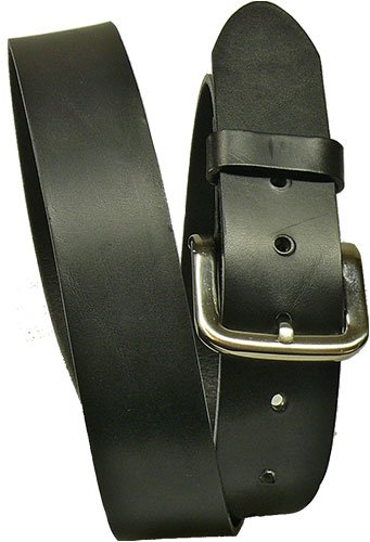 Vollrindleder Gürtel in 4cm Breite schwarz Bw 90