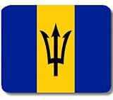 Barbados Bajan Flag Mousepad Mouse Pad Mat