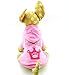SMALLLEE_LUCKY_STORE Pink Hoodie Hooded Christmas T Tee Shirt Small Dog Christmas Clothes Costume - Spoiled Princess M