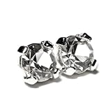 pewterhooter boucles d'oreilles de cristal avec boîte-cadeau.Fait avec cristal Swarovski.