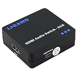 Ligawo ® HDMI Audio Extractor - HDMI zu 2.0 Stereo - 3,5mm Klinke