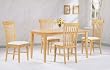 Maple Finish 5 Piece Dining Set By Coaster Furniture