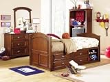Lea Industries Twin Captain Bed 3/3 Deer Run Collection with Gold Shipping
