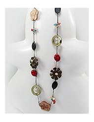 Cotton Coconut wood Necklace
