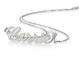 Sterling Silver Personalized Name Necklace - Custom Made Any Name